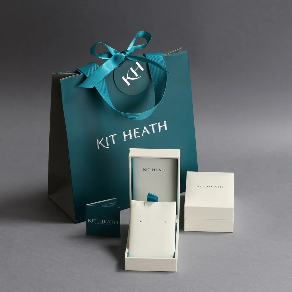 Kit Heath Coast Pebble Azure Duo Droplet Stud Drop Earrings