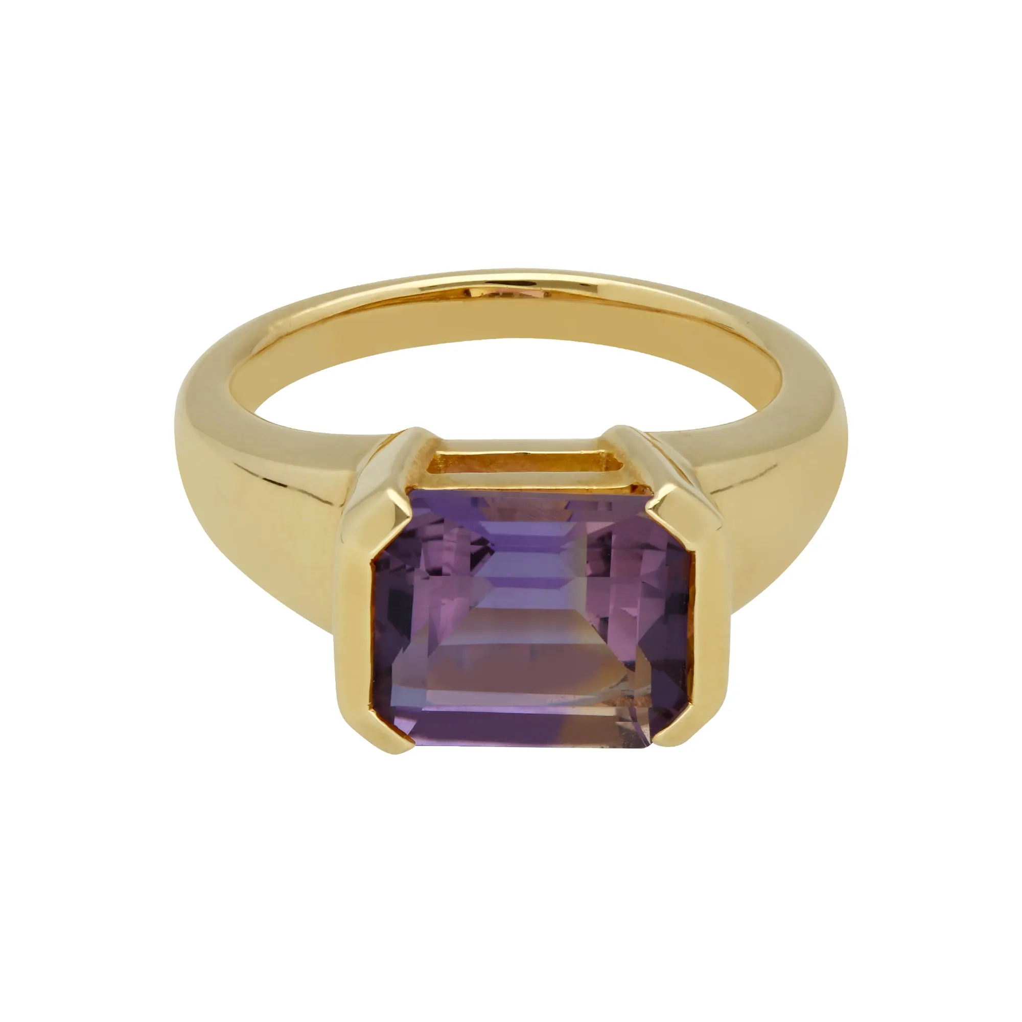 Kosmos Ametrin Cocktail Ring in 9ct Gelb Gold