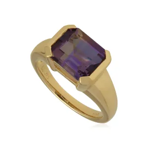 Kosmos Ametrin Cocktail Ring in 9ct Gelb Gold