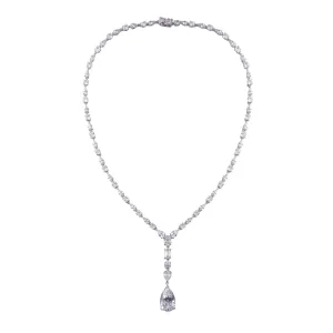 Lafonn Red Carpet Pear Diamond Necklace 8N003CLP17