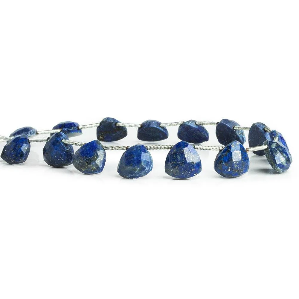 Lapis Lazuli Faceted Trillion Beads 9 inch 15 pieces
