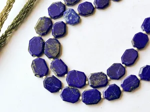 Lapis Lazuli Fancy Crown Cut Beads