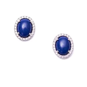 Lapis Lazuli Halona Earrings | Artisan Handcrafted Jewelry | From the Chilean Andes