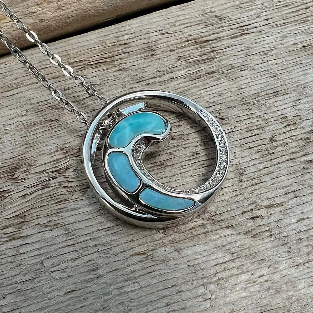 Larimar High Tide Pendant