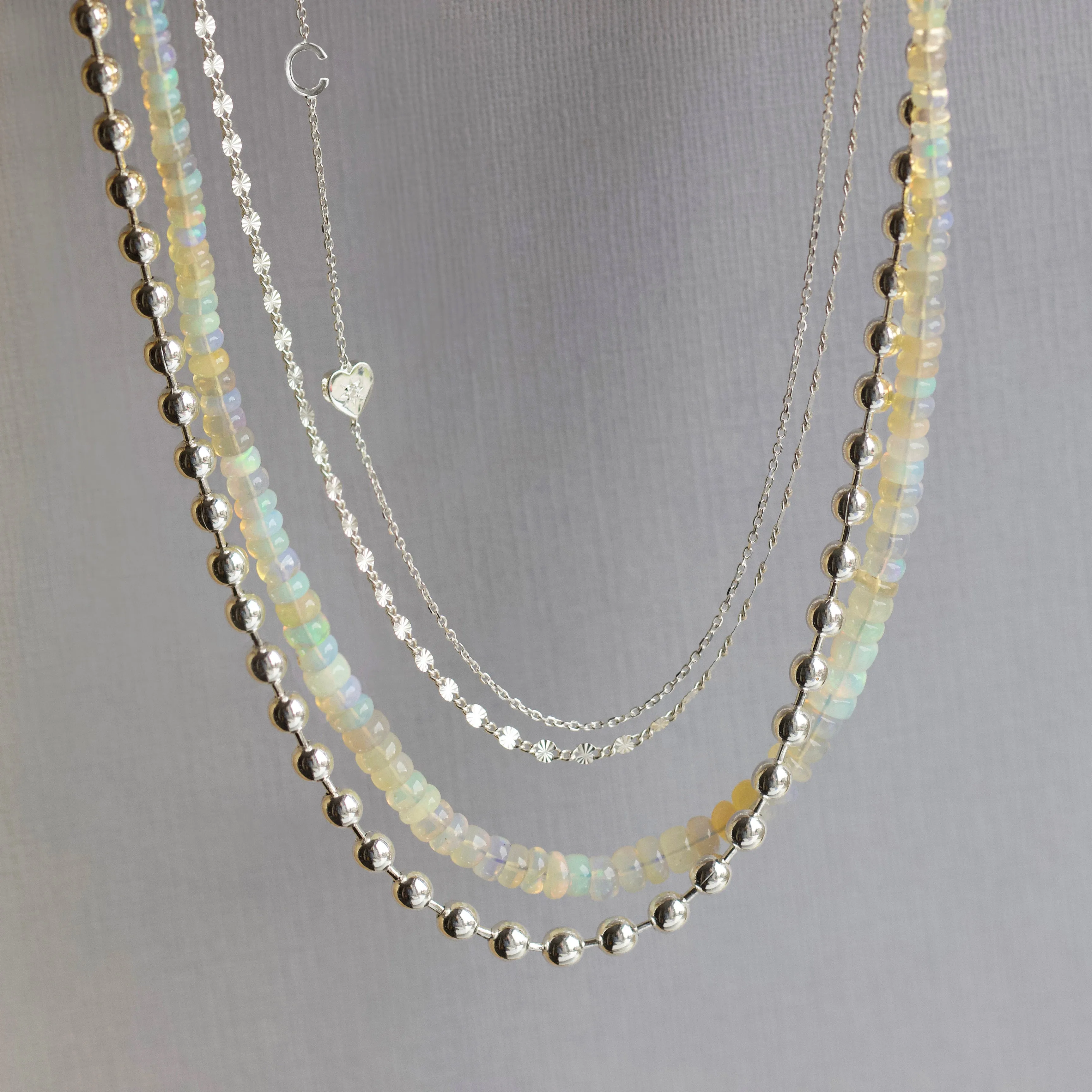 Louise Thompson Lucky Opal Beaded Necklace