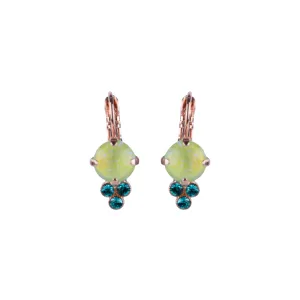 Medium Trio Cluster Leverback Earrings in "Ivy Villa" *Custom*