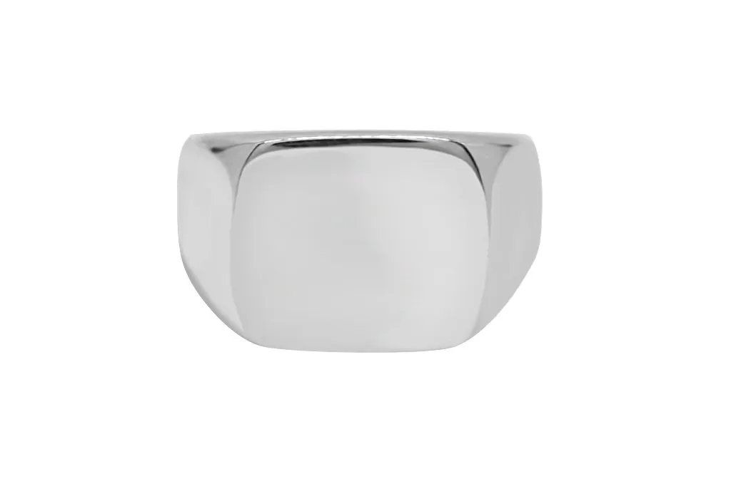 Men's Silver Signet Ring