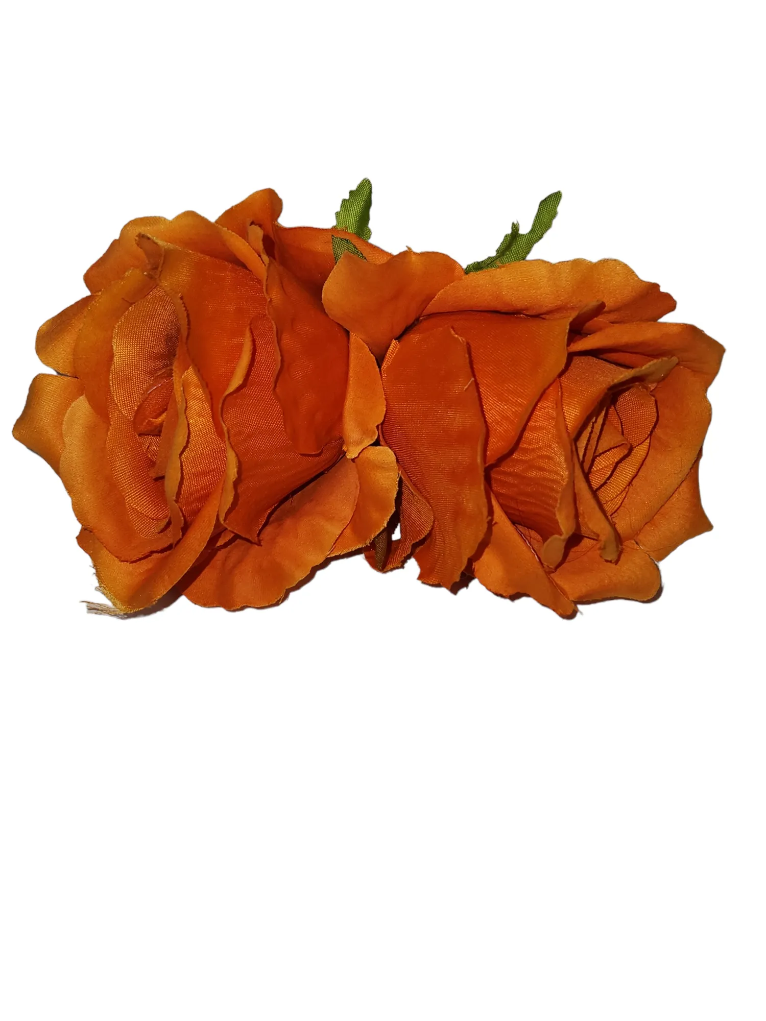Mig002 Double Small Artificial Hair Flower 3" Across