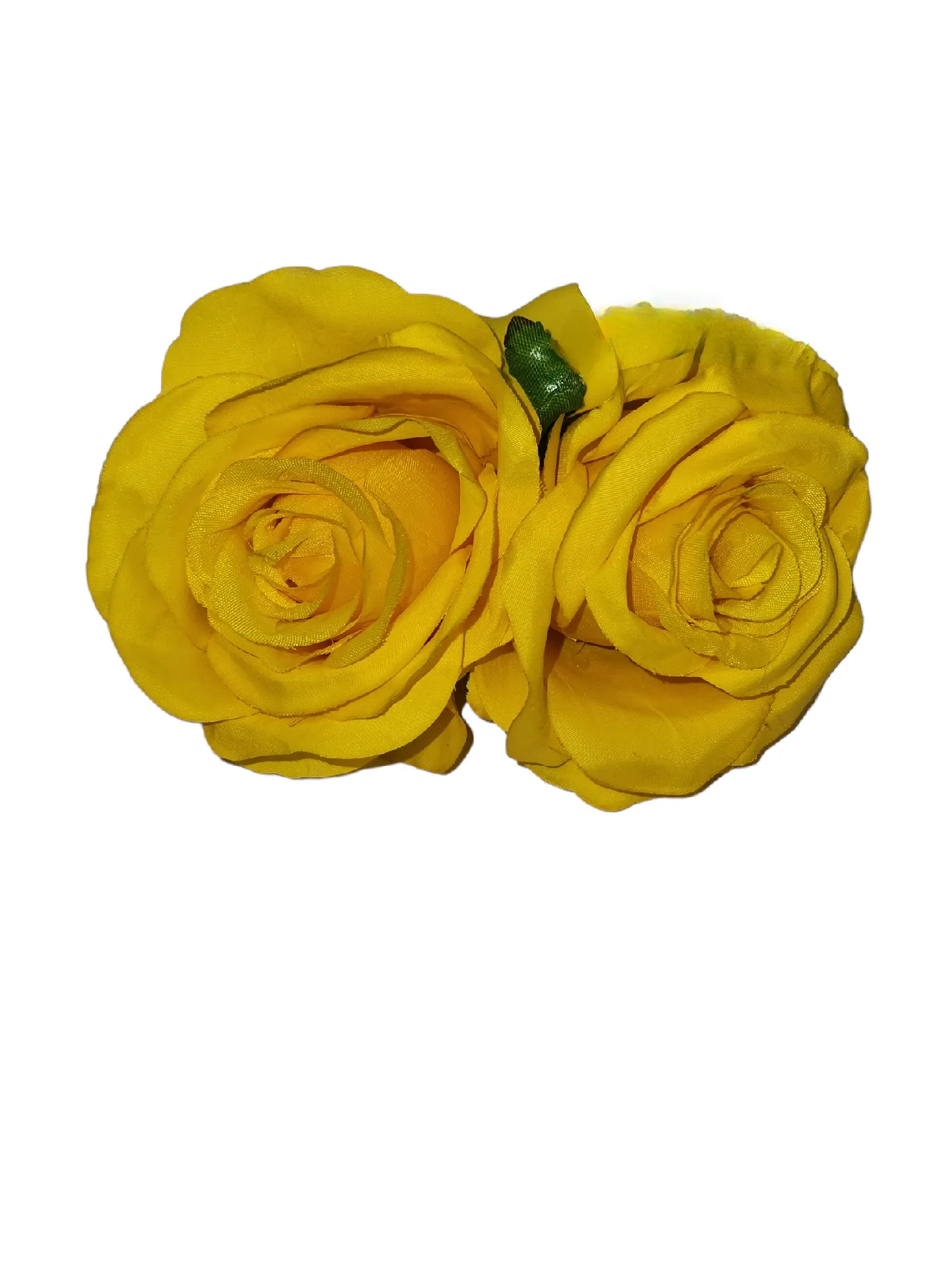 Mig002 Double Small Artificial Hair Flower 3" Across