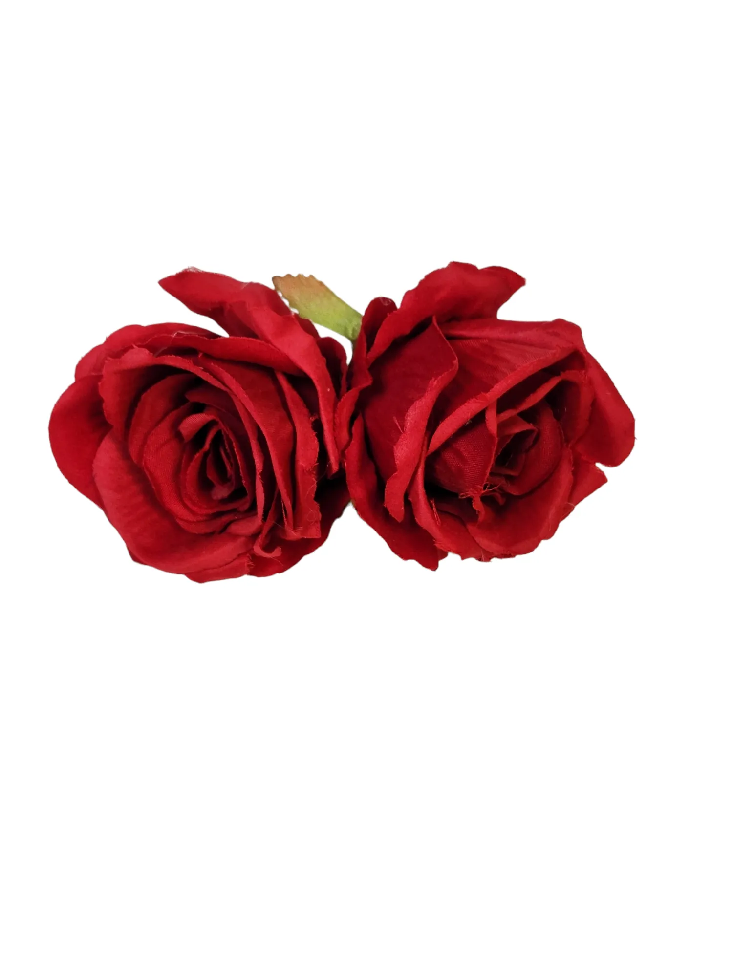 Mig002 Double Small Artificial Hair Flower 3" Across