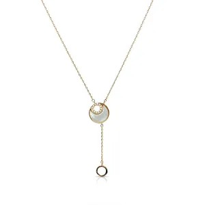 Moon Mother of Pearl Necklace