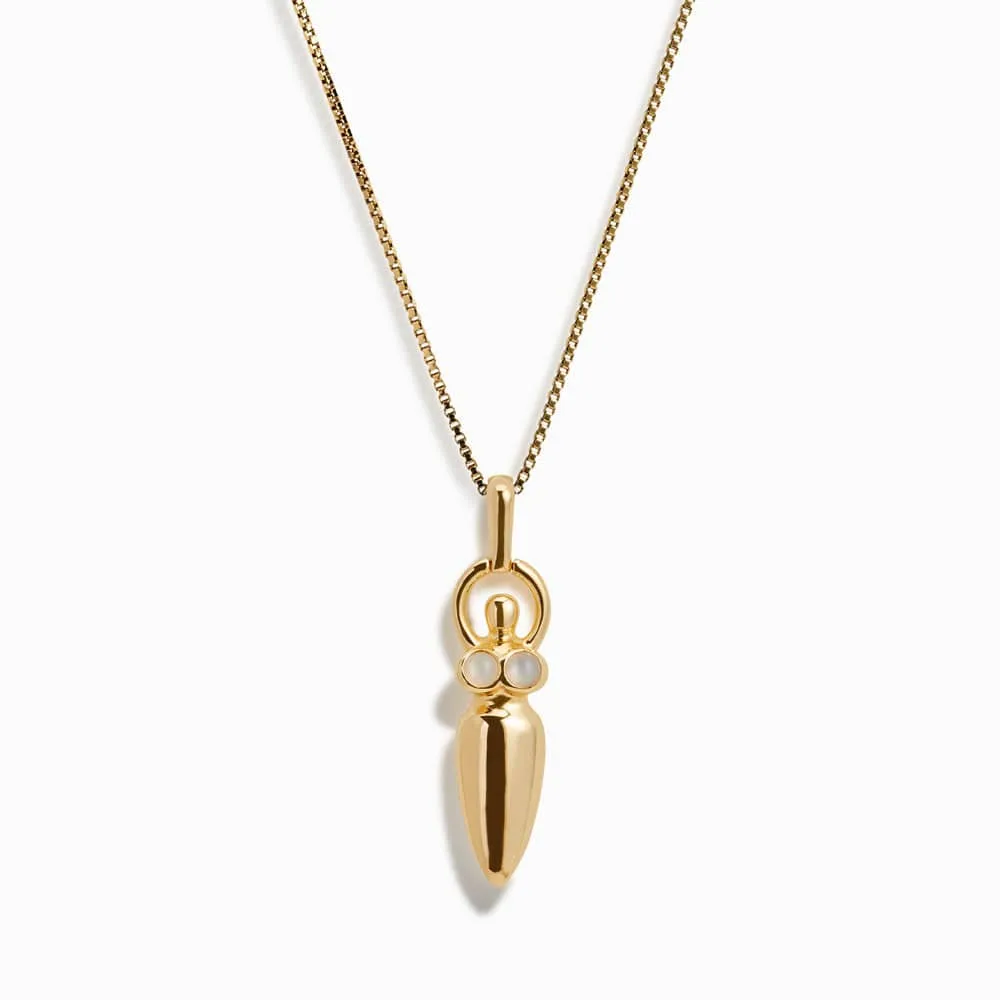 Moonstone Goddess Necklace