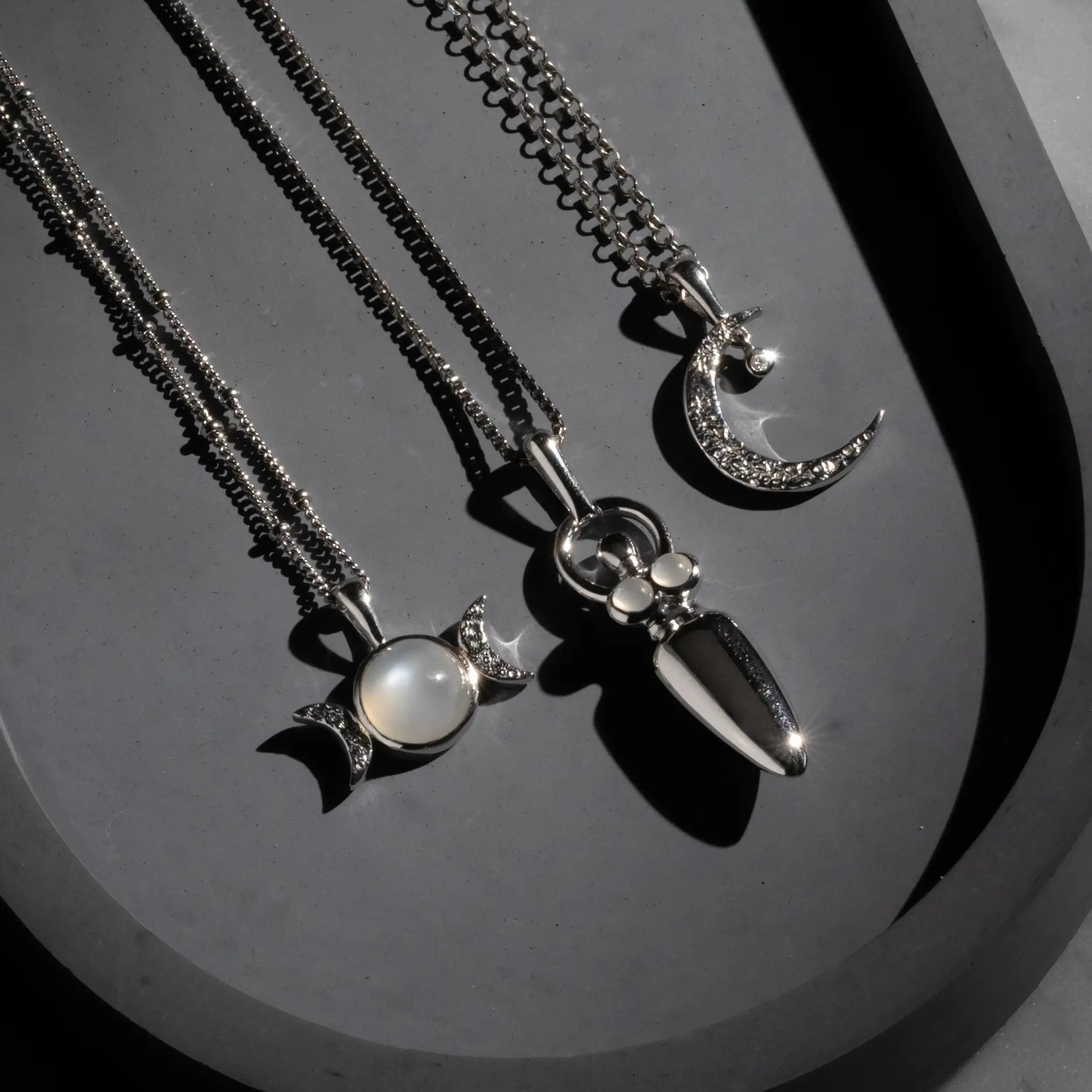 Moonstone Goddess Necklace