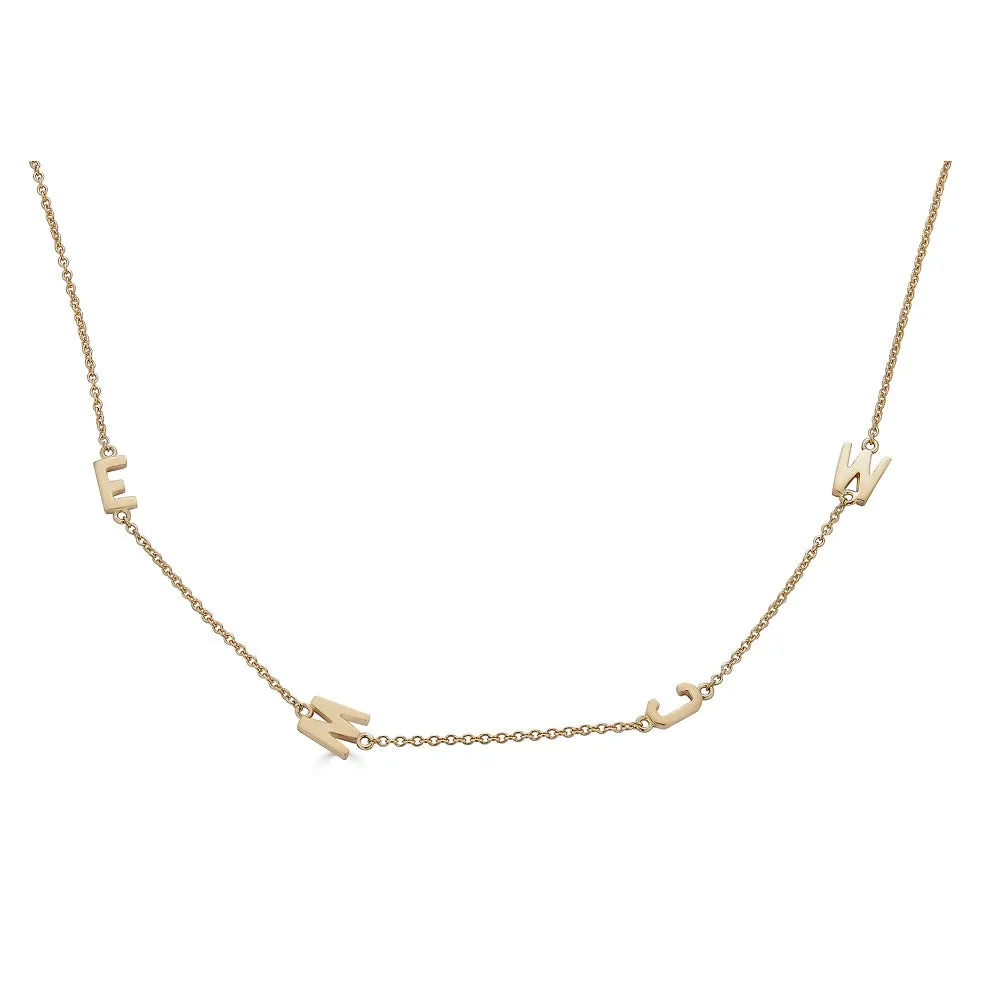 Multiple Initial Necklace