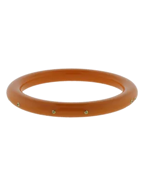 Orange Bakelite Bangle