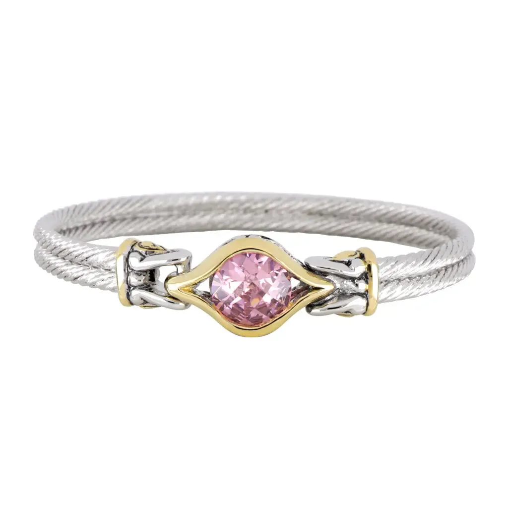 Oval Link Collection - Double Wire Bracelet