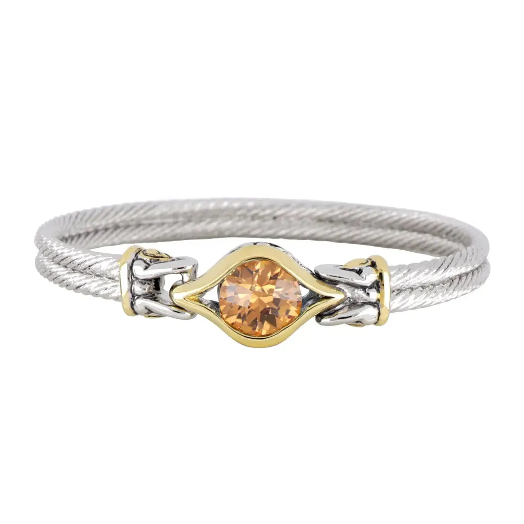 Oval Link Collection - Double Wire Bracelet