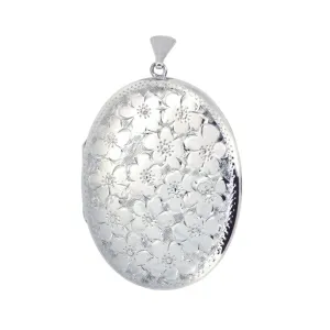 Oval Silver Locket