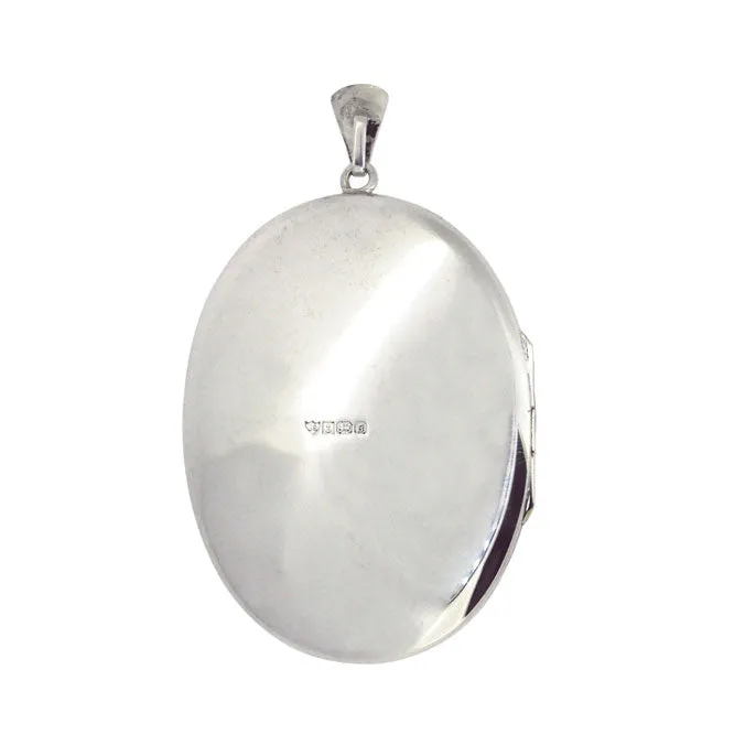 Oval Silver Locket