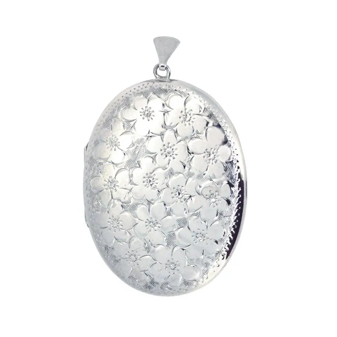 Oval Silver Locket