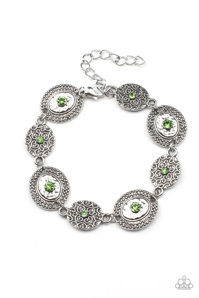 Paparazzi Bracelet ~ Secret Garden Glamour - Green