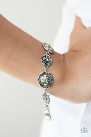Paparazzi Bracelet ~ Secret Garden Glamour - Green