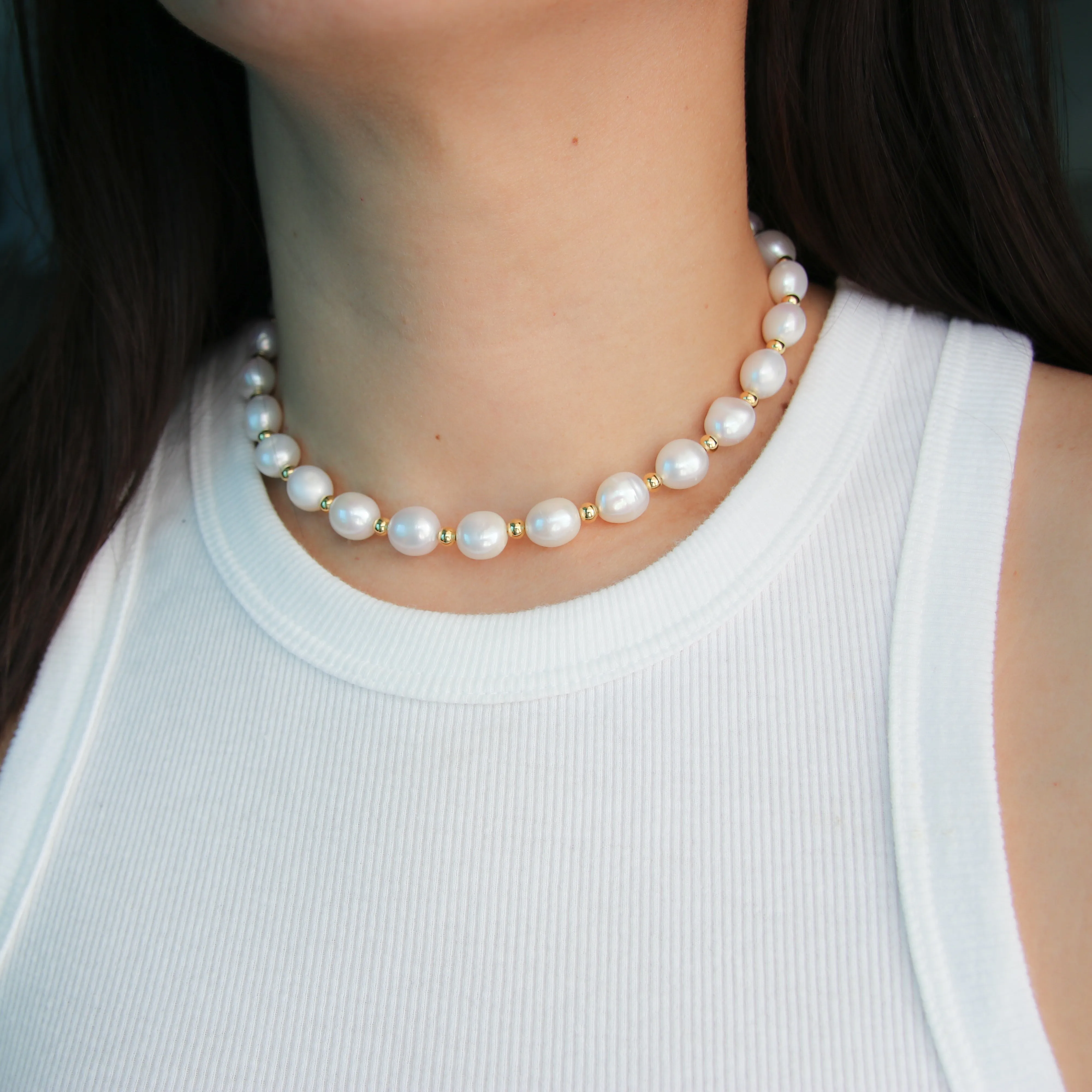 Pearl Choker Necklace