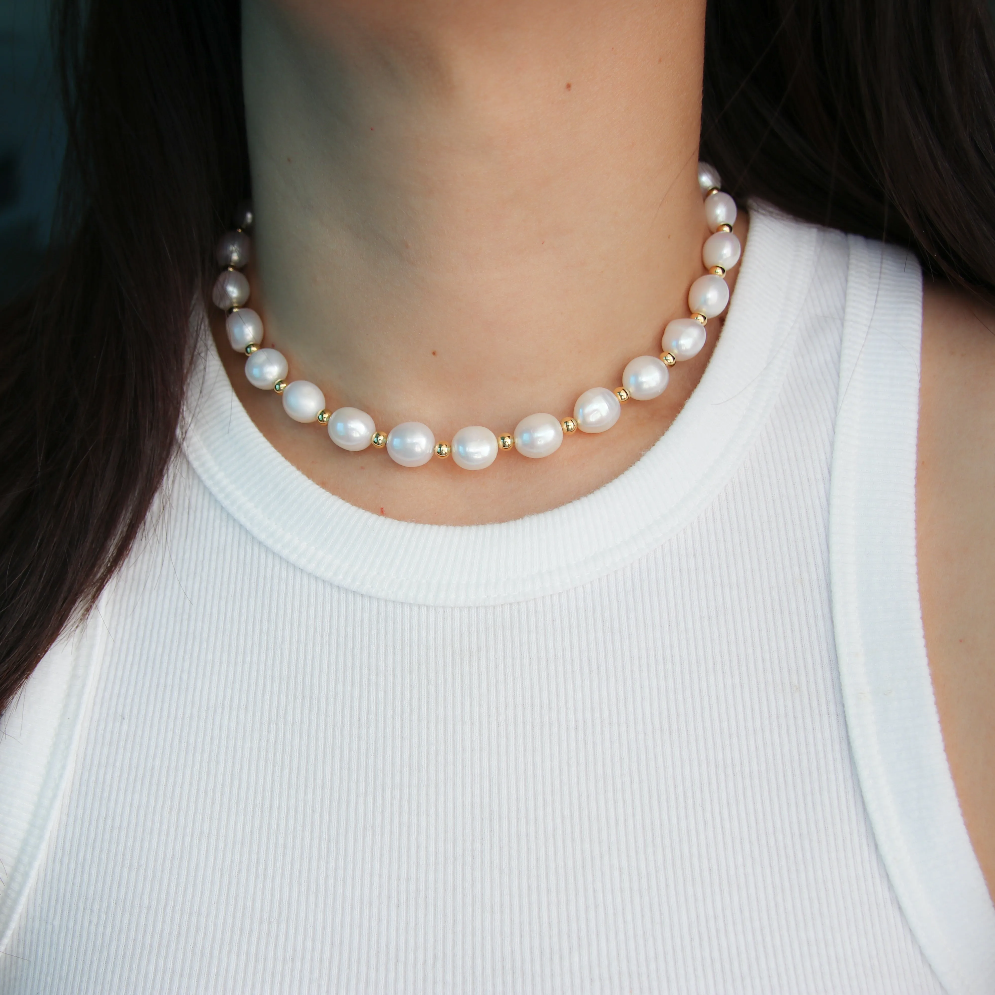 Pearl Choker Necklace