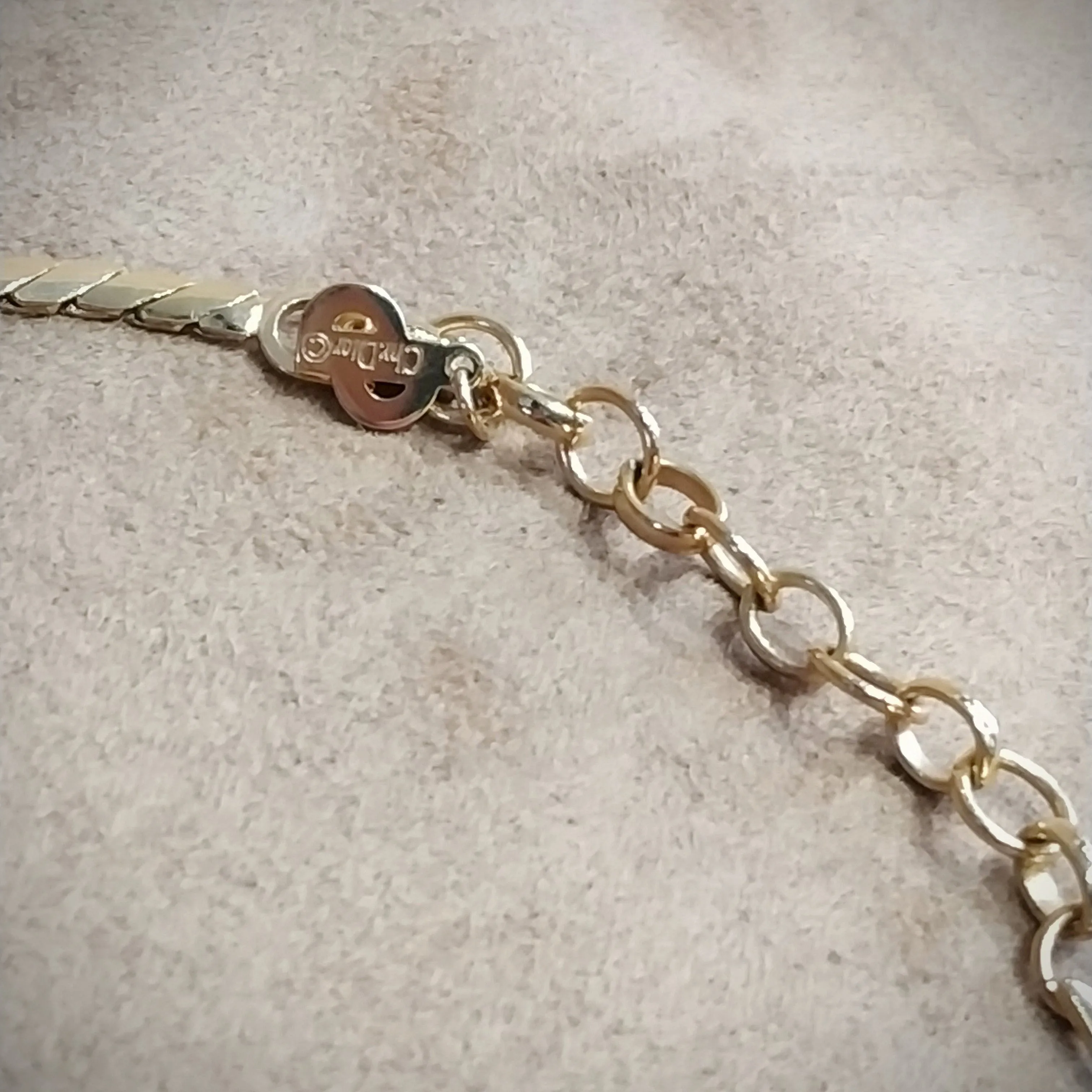 Pearl Christian Dior vintage pendant Necklace