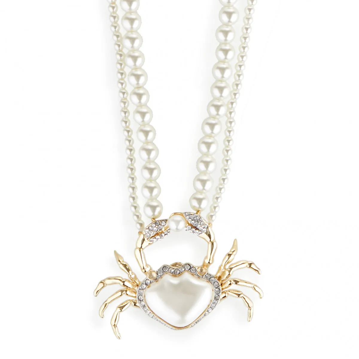 Pearl Crab necklace by Bill Skinner