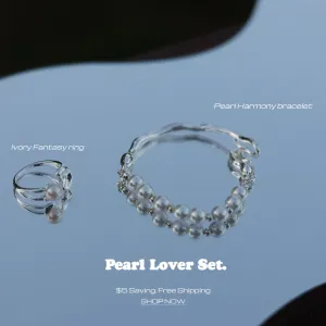 Pearl Lover Set - Bracelet & Ring