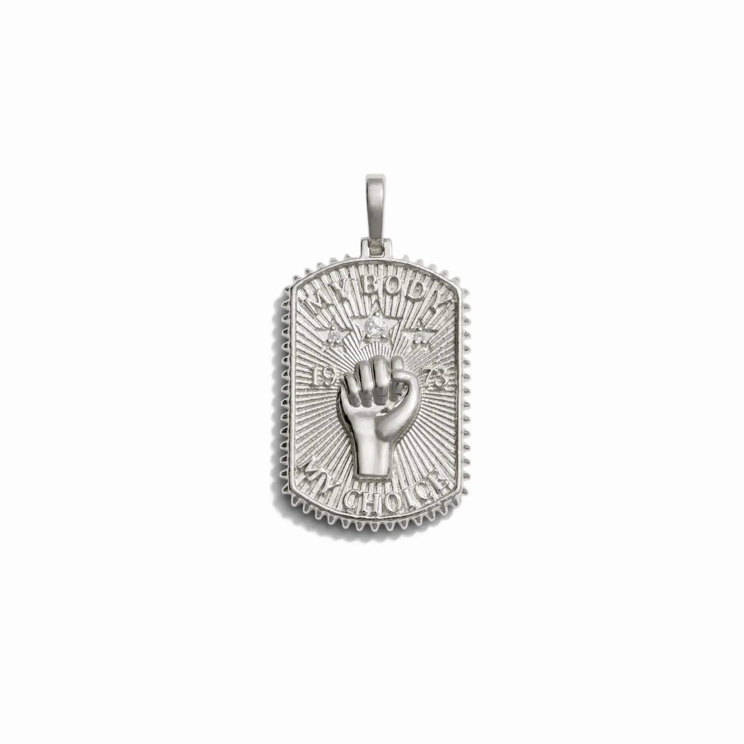 Pro Roe Dog Tag Necklace