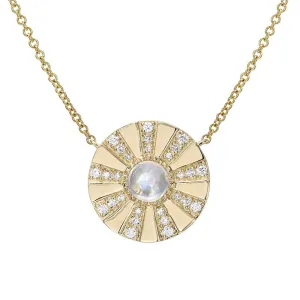 Rainbow Moonstone Sunshine Necklace