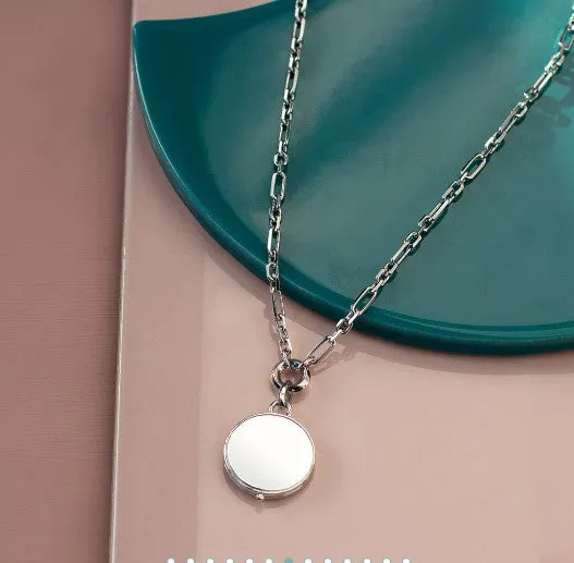 Revival Astoria Figaro Chain Link Locket Necklace