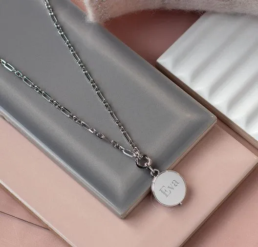 Revival Astoria Figaro Chain Link Locket Necklace
