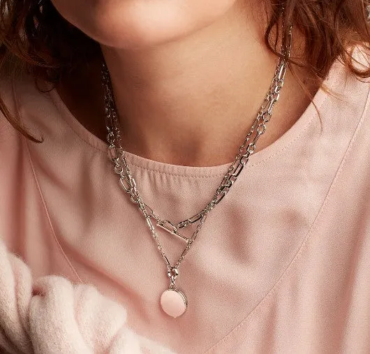 Revival Astoria Figaro Chain Link Locket Necklace