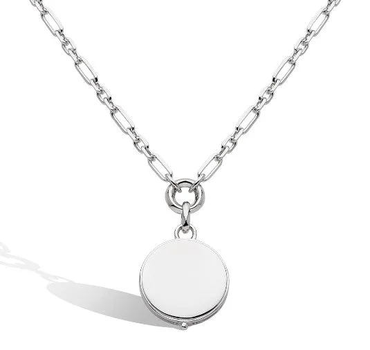 Revival Astoria Figaro Chain Link Locket Necklace