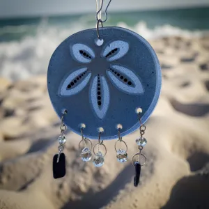 Sand dollar - Lapis lazuli - Sun catcher