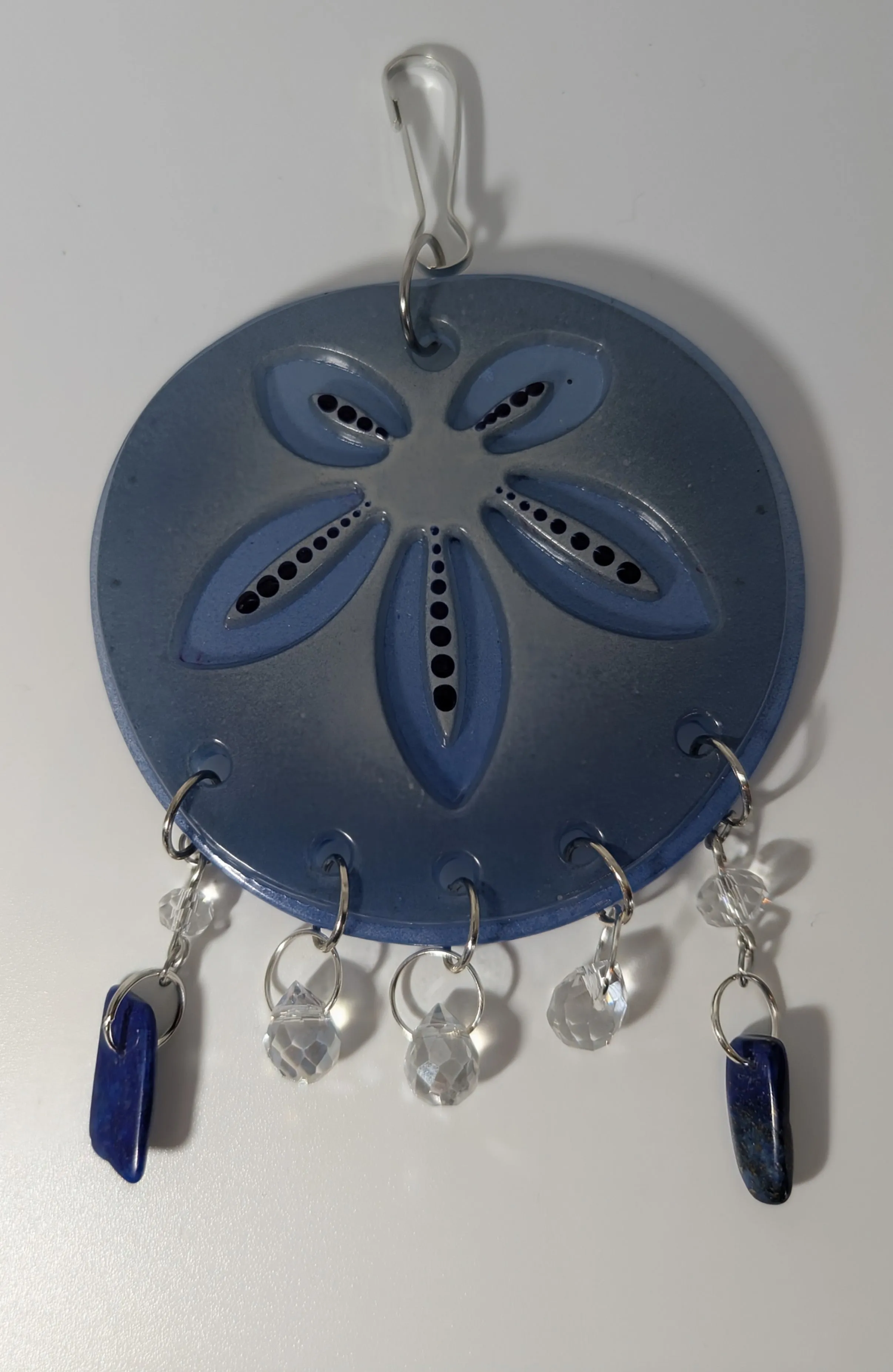 Sand dollar - Lapis lazuli - Sun catcher
