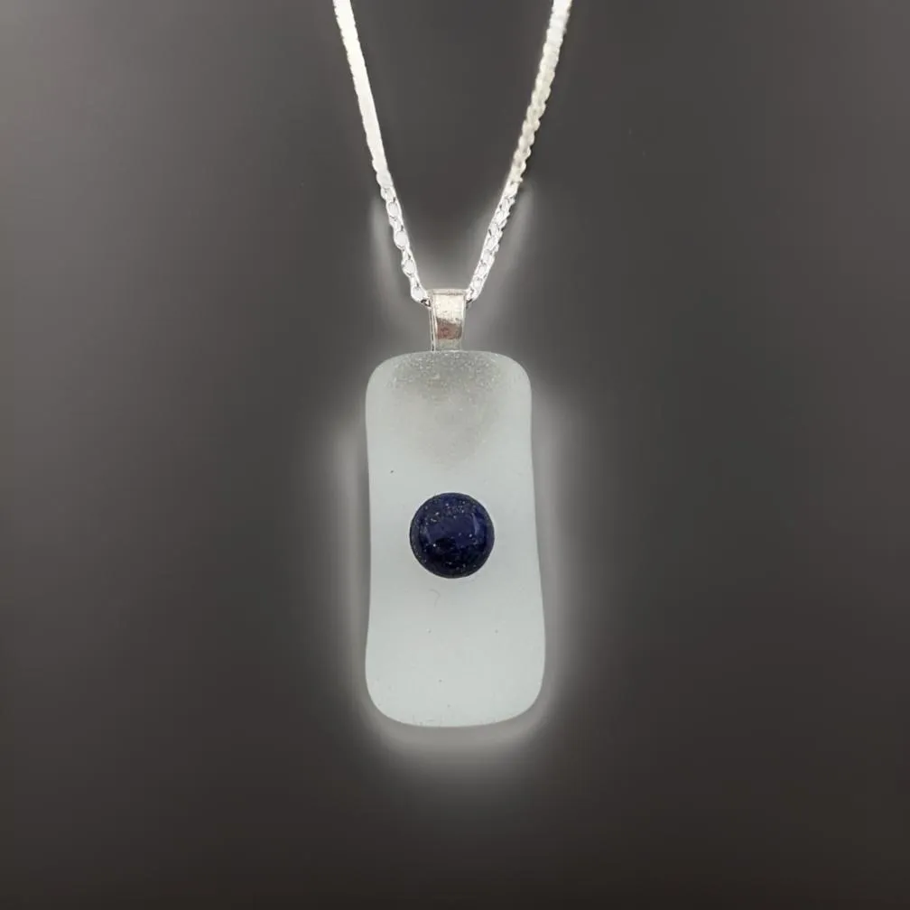 Sea Glass - Lapis lazuli - Necklace