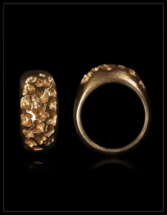 Signature Moon Gold Ring