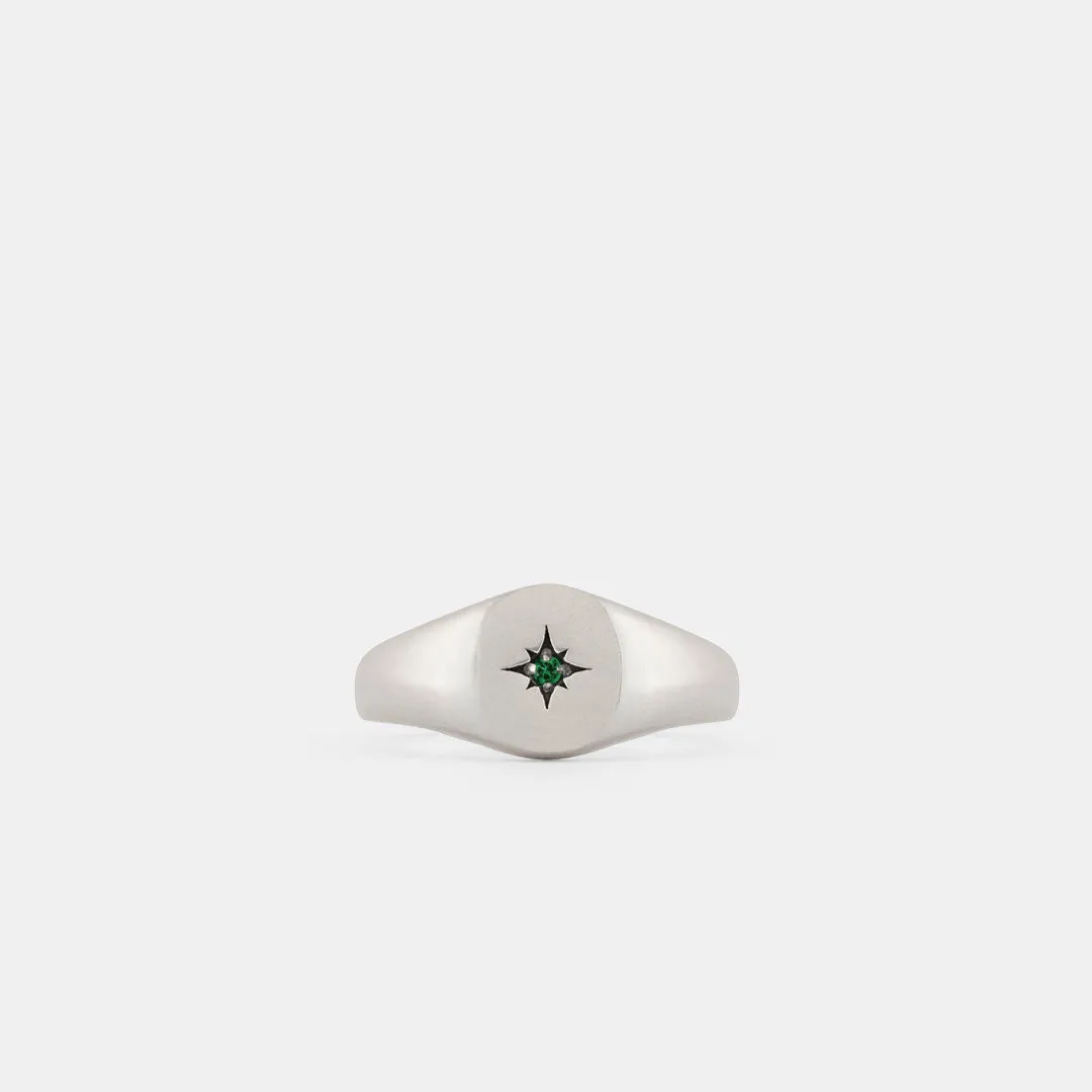 Silver Envy Signet Ring