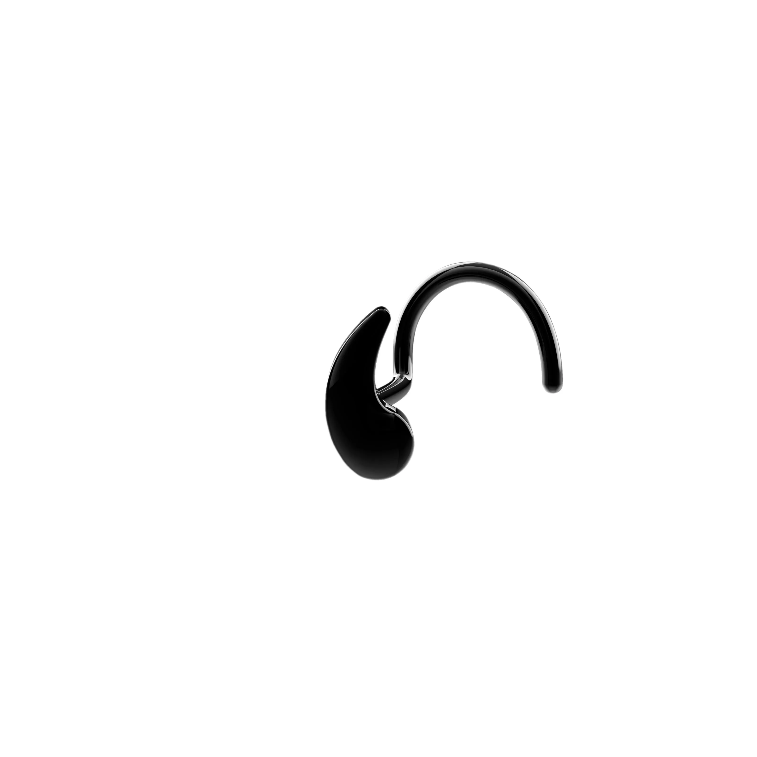 Small Drop Nose Stud – Dainty and Elegant Nose Ring for Piercing
