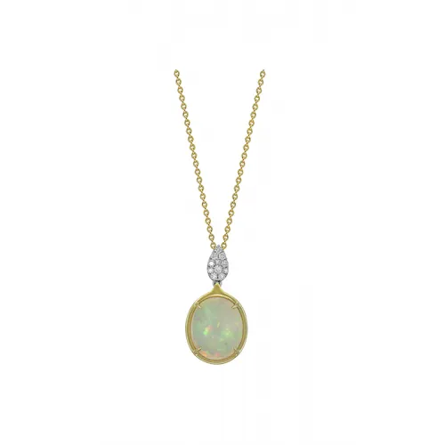 Spark Creations One Of A Kind Necklace P 6337-OPAL