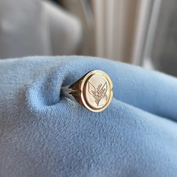 Special Edition Floral Signet Ring