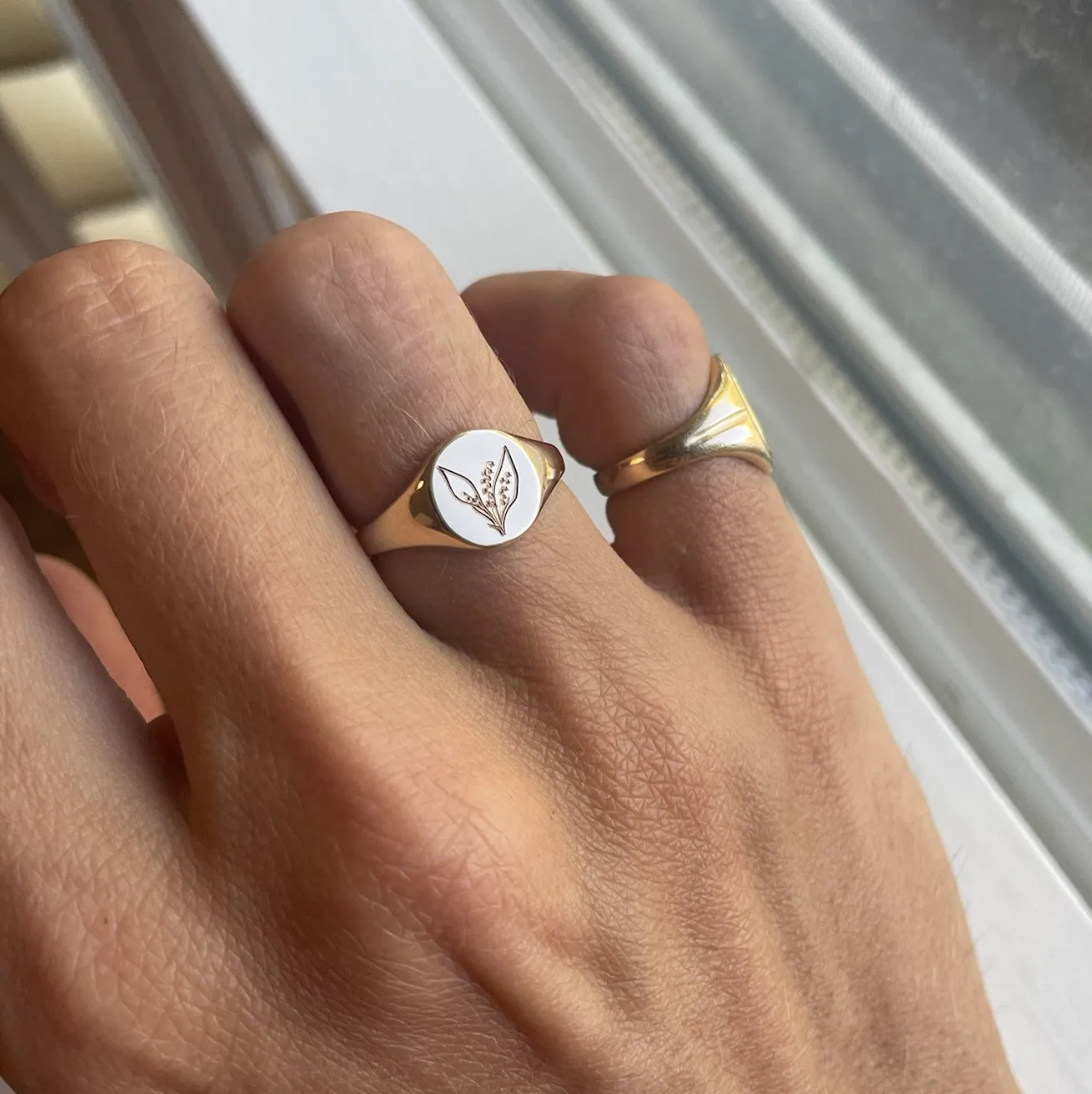 Special Edition Floral Signet Ring