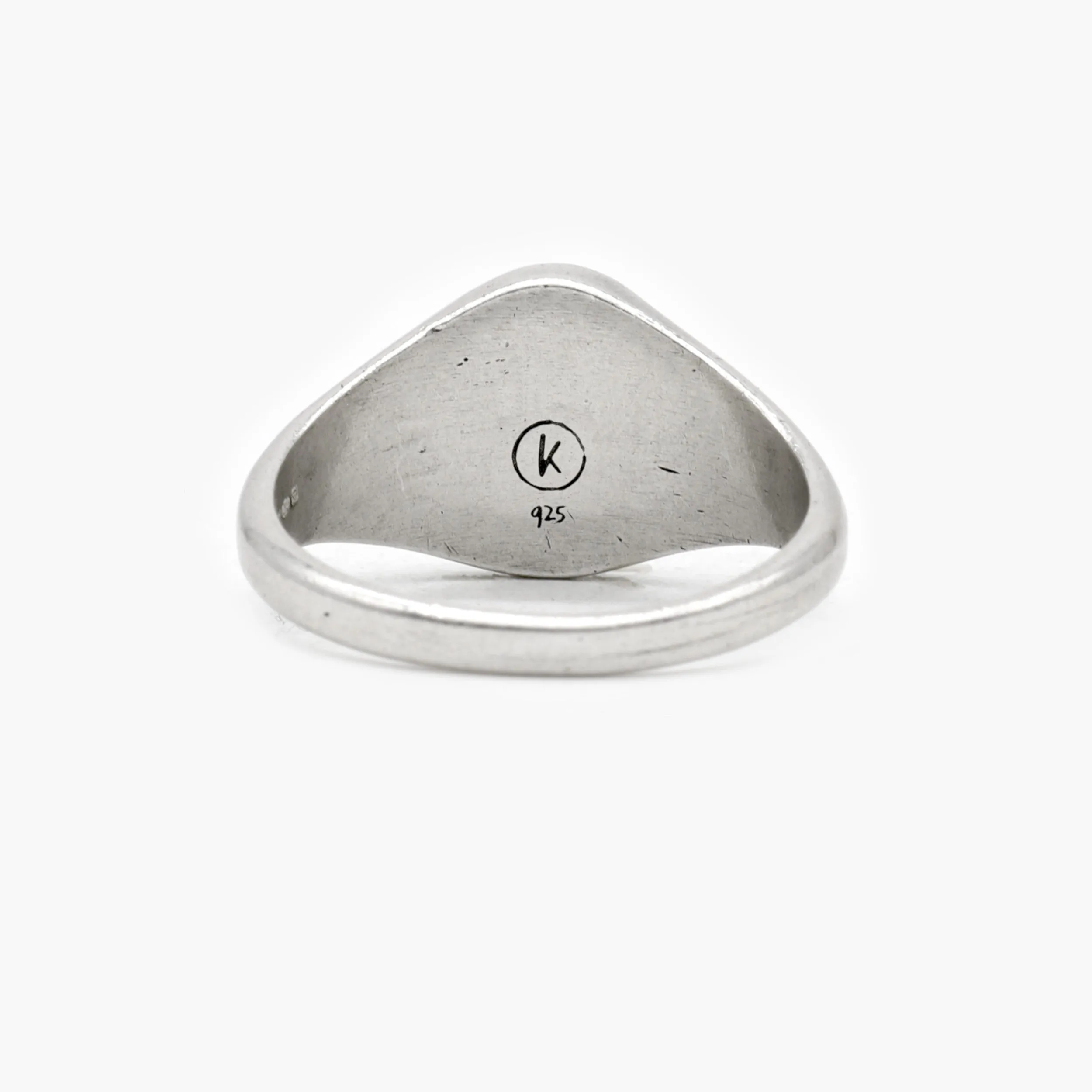 St. Christopher Sterling Silver Signet Ring