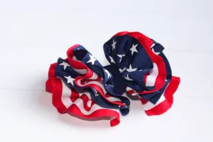 Stars and Stripes Wavy Hair Bow I The Enchanted Magnolia