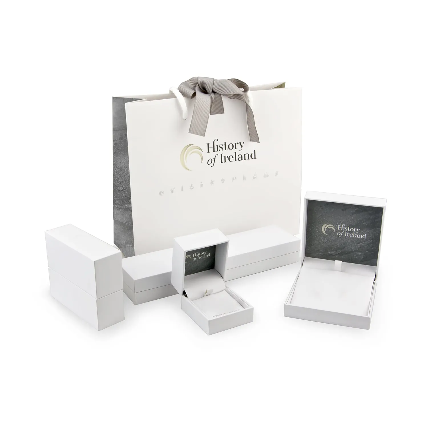 Sterling Silver History Of Ireland Polo Earrings