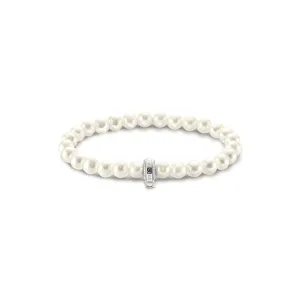 Sterling Silver Pearl White Bracelet X0284-082-14